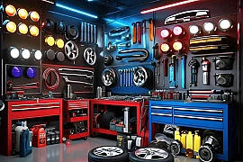 CAR ACCESSORIES & UPHOLSTERY WORKSHOP FOR SALE IN MUSSAFAH - ABU DHABI!!! BUSINESS FOR SALE!!!